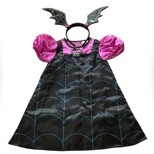 Disney Vanpirina Pink and Black with Bat Wings Sz 2